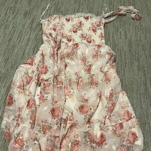 Altar'd State Floral Maxi Dress M